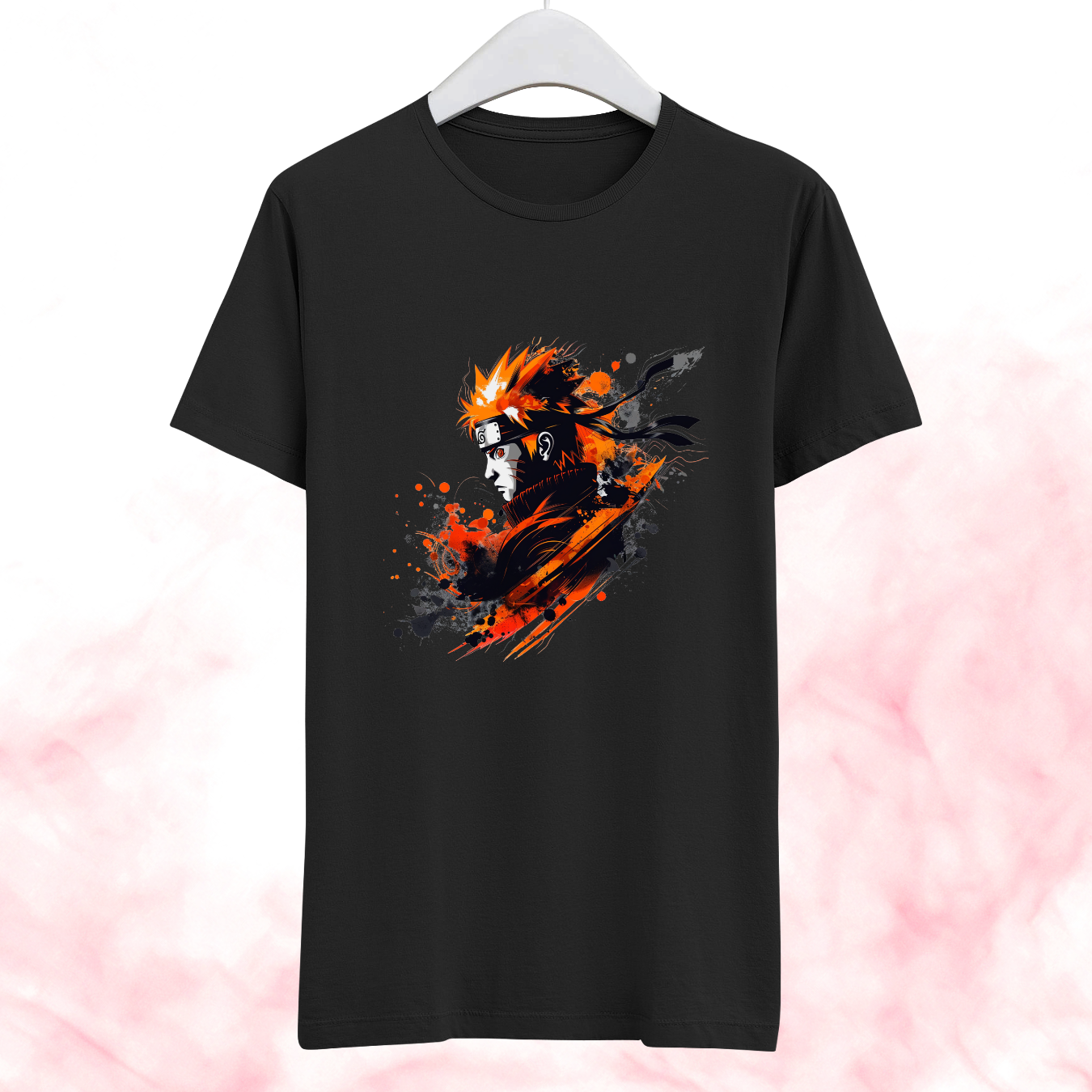 Naruto Splash Effect - Half Sleeve Tshirt