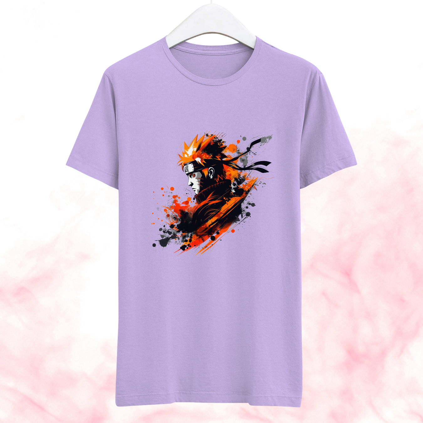 Naruto Splash Effect - Half Sleeve Tshirt