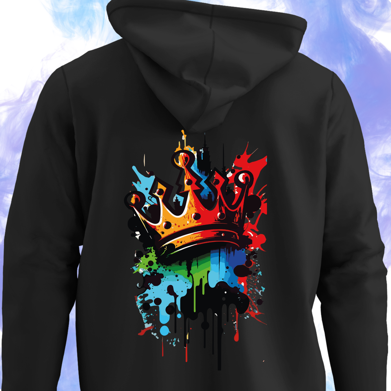 Crown - Back design Hoodie