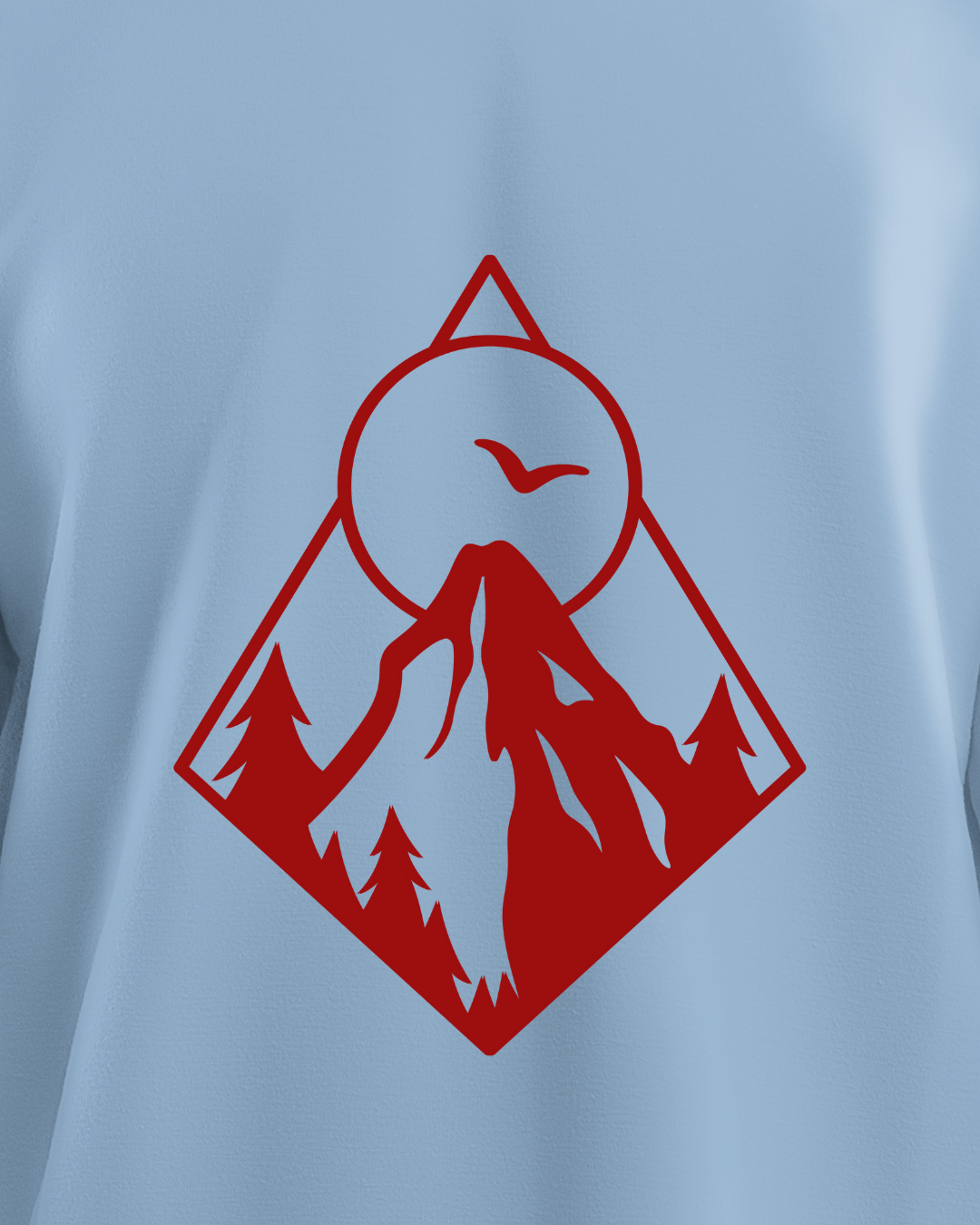 Hills Minimal Design - Oversized Tshirt