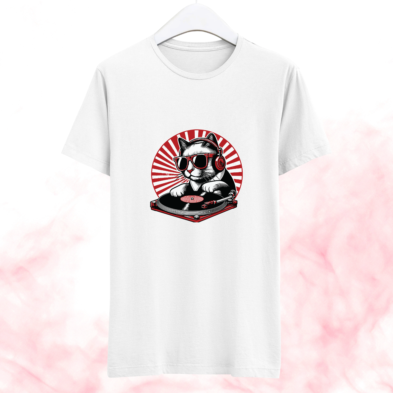 DJ Cat - Half Sleeve Tshirt