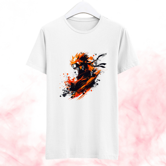 Naruto Splash Effect - Half Sleeve Tshirt