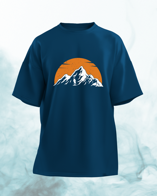 Hills Sunrise Minimal - Oversized Tshirt