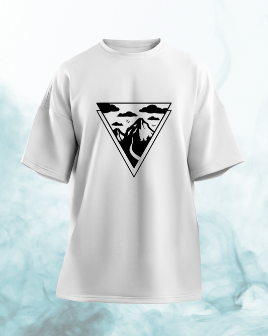 Abstract hills design - Oversized Tshirt